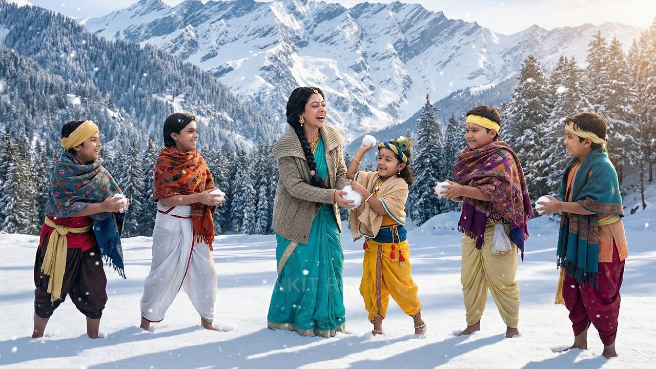 “बर्फ में मस्ती करते कान्हा और मईया –मईया का मजेदार पल | Yashomati Maiyaa Ke Nandlala | Full Episode