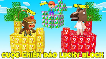 MINI GAME : LUCKY BLOCK SKYWARS ** NOOB TEAM CUỘC CHIẾN CỦA CÁC HÒN ĐẢO LUCKY BLOCK TRONG MINI WORLD