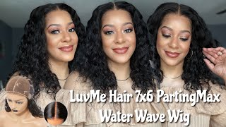 LuvMe Hair 7x6 PartingMax Short Water Wave Unit | Large Parting Space