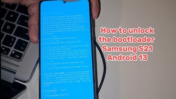 How to unlock the bootloader on Samsung Galaxy S21 5G | Android 13, 12 &11 #s215g  #unlockbootloader