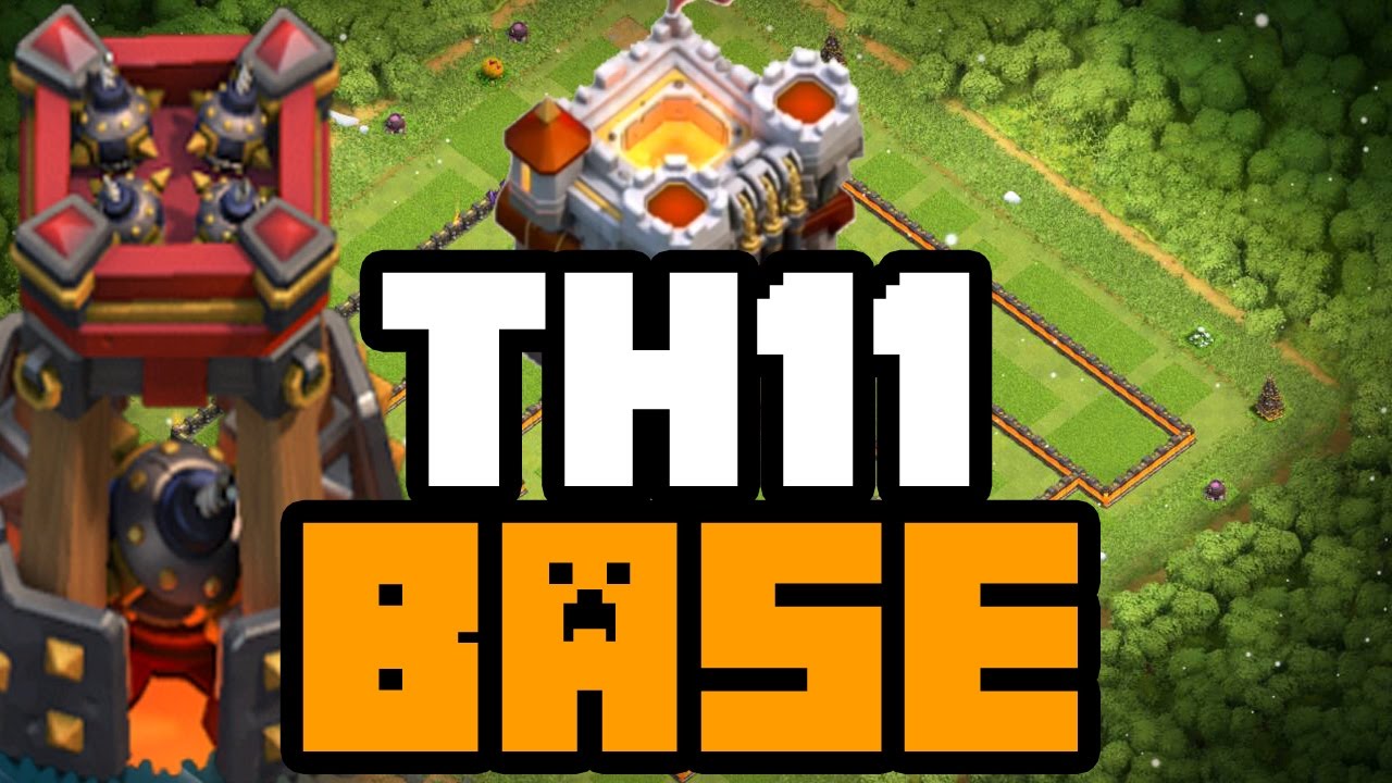 Clash Of Clans TH11 Best Trophy Base Winter Update Town