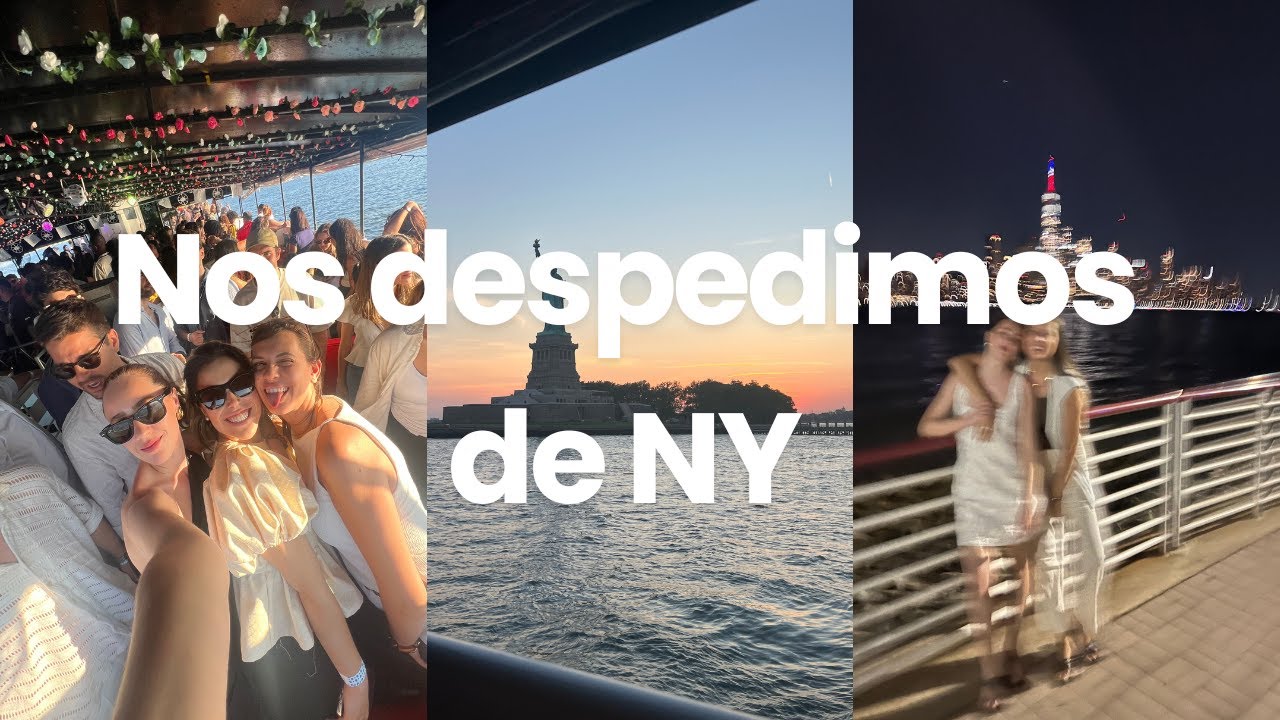 💔 La despedida MÁS dura: 4 de julio, fiesta en barco, y adiós a NY... ¡nos vamos a casa! 🇺🇸🎆