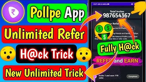 #new New Earning App || Pollpe App H@ck || Pollpe App Unlimited Coin Adder Script || @tohidofficial