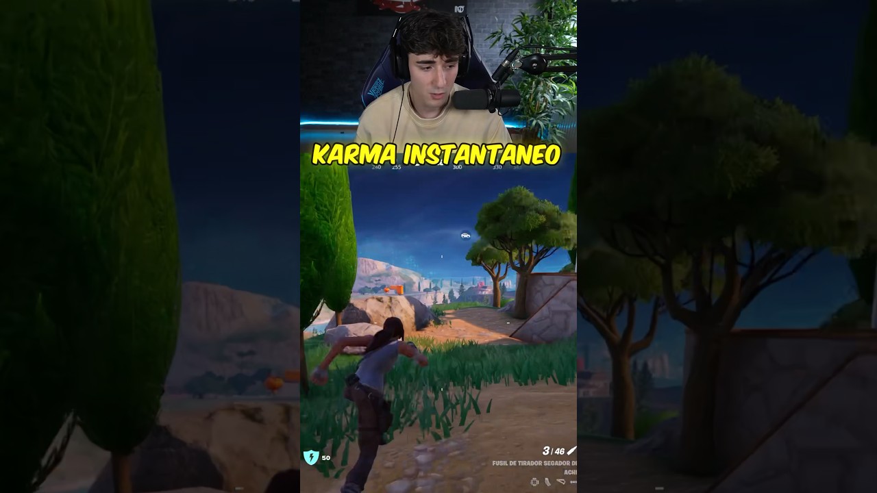 CUANDO CONSIGUES LAS 5 MEDALLAS y EL KARMA ACTÚA en FORTNITE😢 #ache #fortnite #fortniteclips