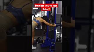 Exercises to grow your glutes | Round Glutes #gym #glutesworkout #bootyworkout #exercise #viral