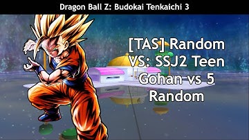 [TAS] Dragon Ball Budokai Tenkaichi 3 - Random Vs. 34 - SSJ2 Teen Gohan vs 5 Random
