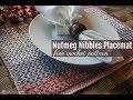 Nutmeg Nibbles Placemat Crochet Pattern
