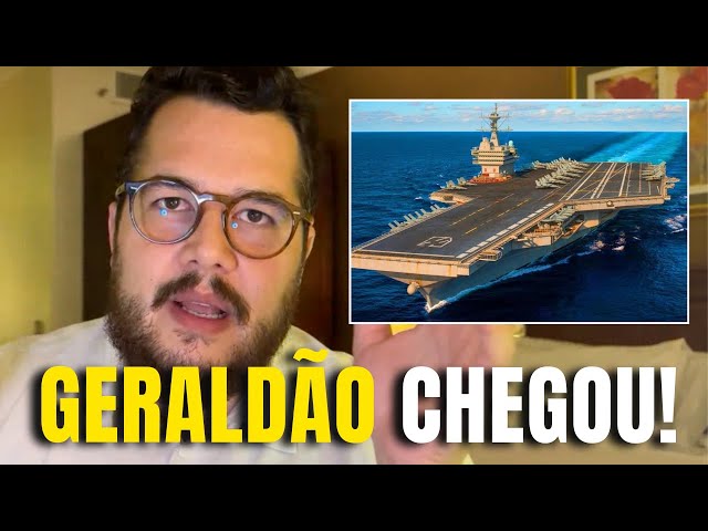 Porta aviões Gerald Ford chega próximo da Venezuela (onde Trump atacaria?) | Bernardo Küster