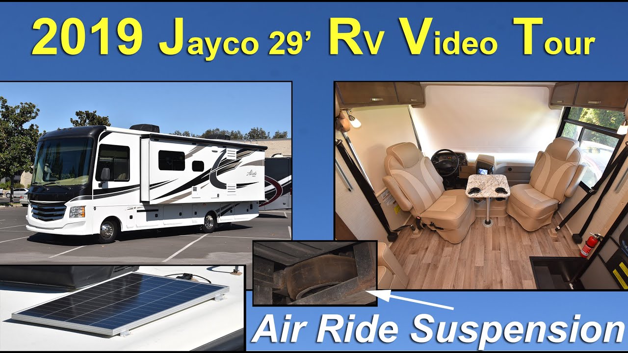 Video tour of 2019 RV Jayco Alante with Custom Air Ride Suspension