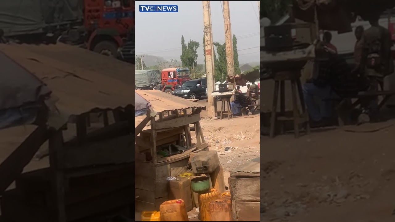 Watch: Moment Trailer Almost Hit Kogi Deputy Governor's convoy