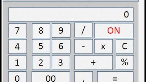 How to create Calculator in C# in Urdu || Hindi part 1