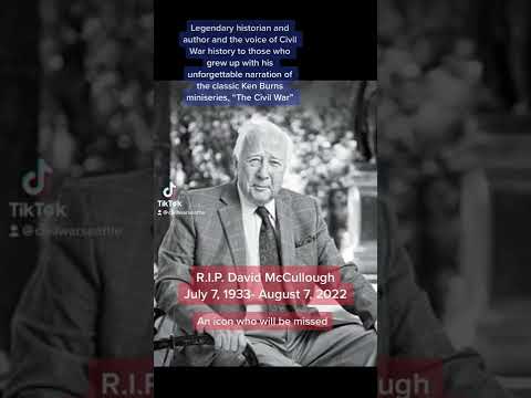 David Mccullough 1933 - 2022