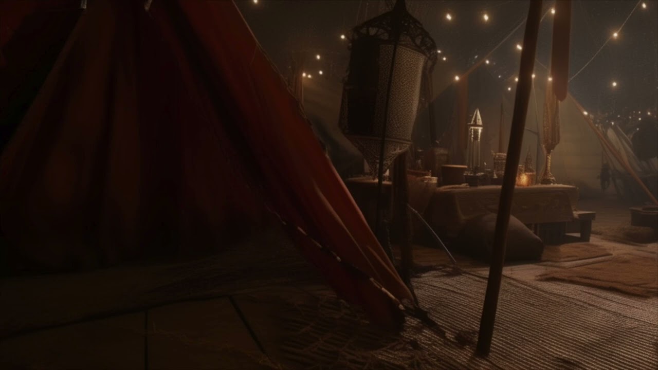 an evening in astarion's tent (baldur's gate 3 asmr/ambience)