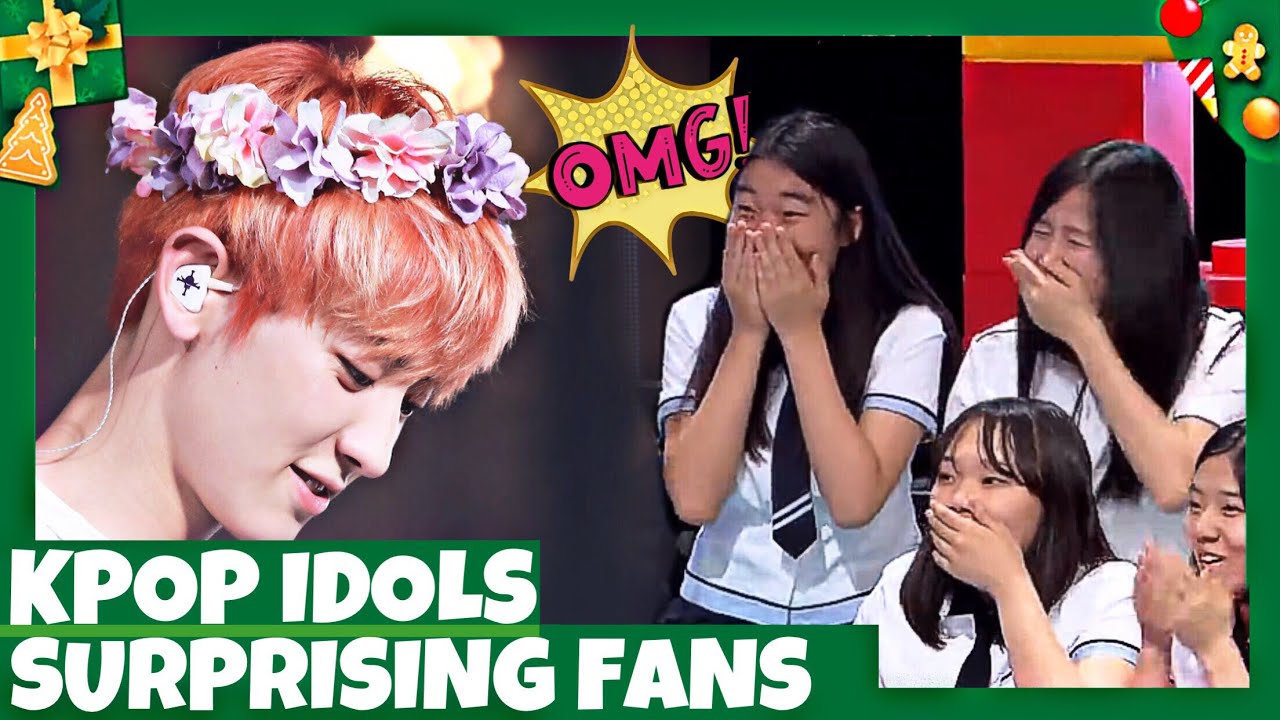 KPOP IDOLS SURPRISE FANS (BTS, EXO, GFRIEND, SHINEE, CLC