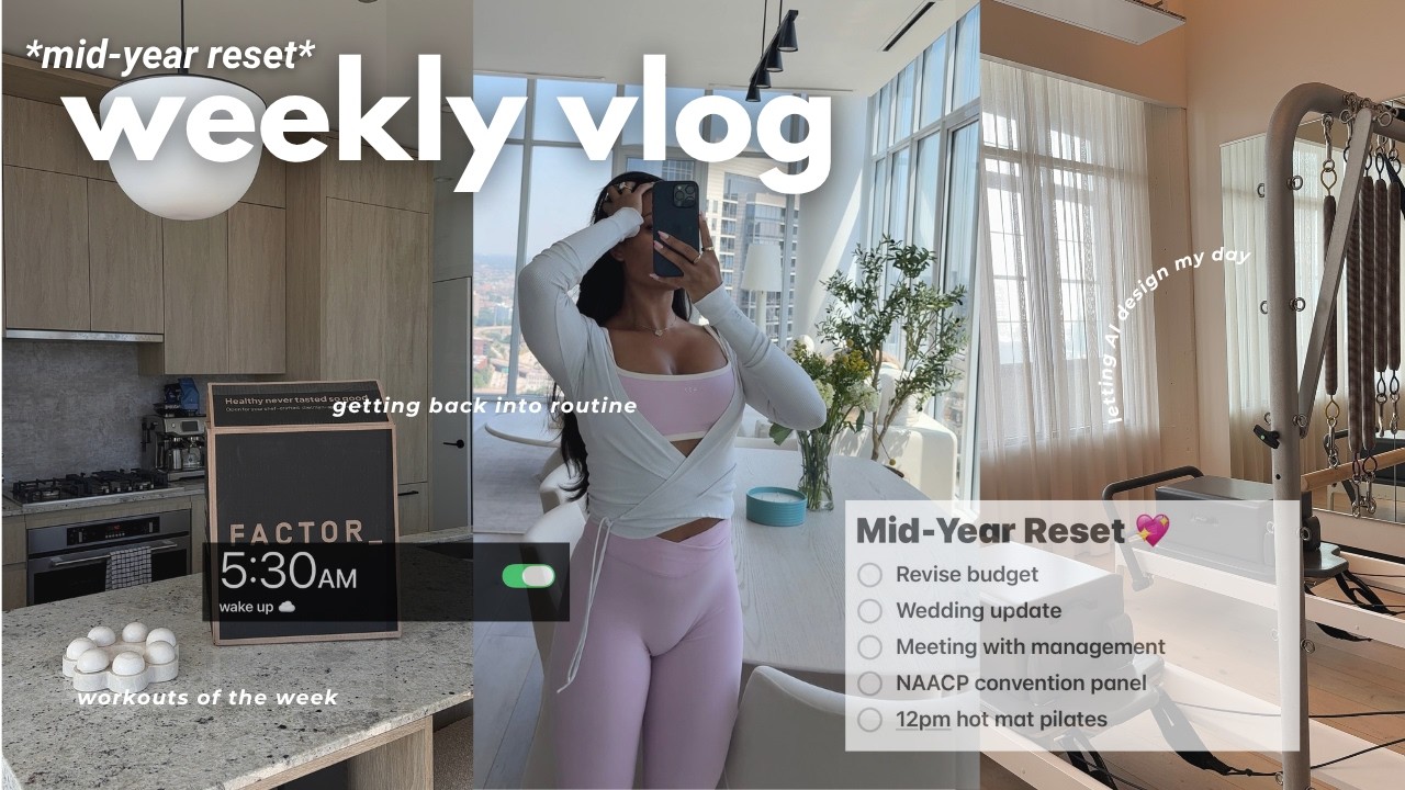 productive days in my life: my AI morning routine, mid-year reset