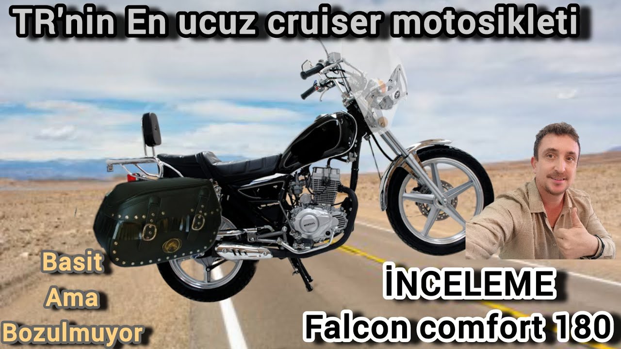FALCON COMFORT 180 İNCELEME/ en ucuz cruiser tarzı motosiklet fiyat performans için alınır mı?