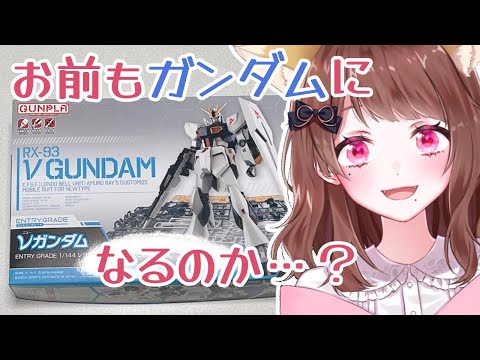 【Vtuber】お前もガンダムになるのか…？泥酔ガンプラ作り（νガンダム）【雑談】