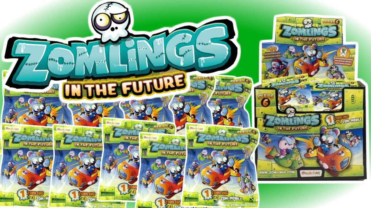 Zomlings In The Future - 10 Surprise Bags!! (Series 6)
