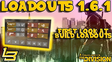 LOADOUTS! 1.6.1 PTS! (The Division)