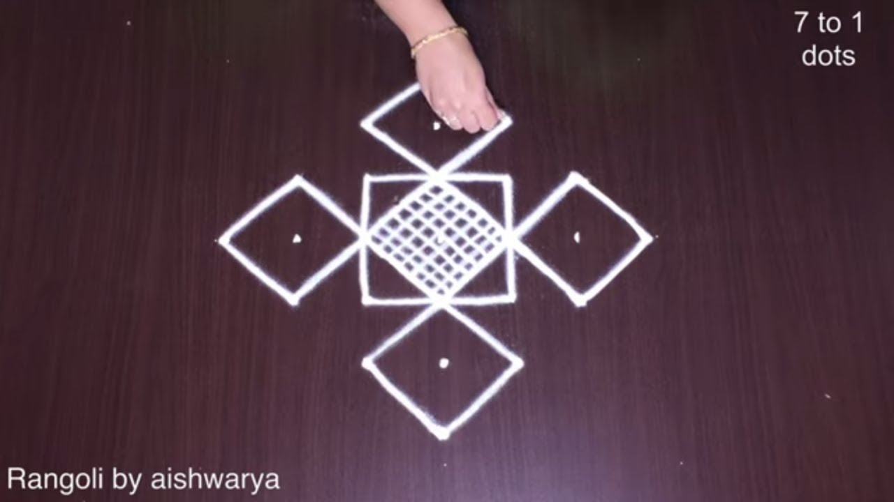Easy Margazi Rangoli Amazing 7