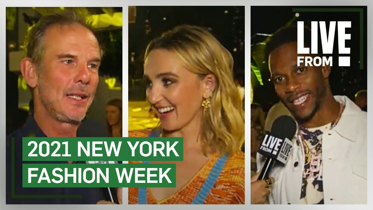 Victor Cruz & Chloe Fineman at STAUD's High-Energy NYFW Show | E! Red Carpet & Award Shows