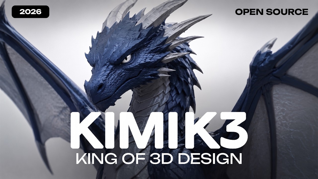 This Open-Source AI Taking Over 3D & Blender — Kimi K3