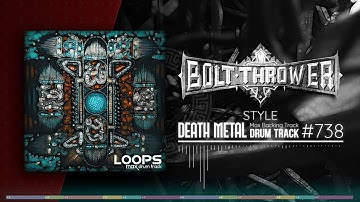 Death Metal Drum Track / Bolt Thrower Style / 140 bpm