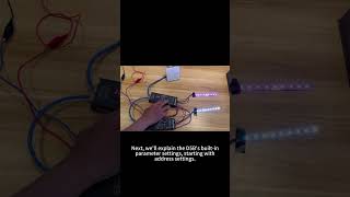 How to use LTECH EB5 PANEL AND DMX DECODER D4A?