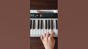 How to play a 1st Inversion B Major Piano Chord with the Left Hand