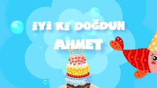 İyi ki Doğdun AHMET - İsme Özel Kırmızı Balık Doğum Günü Şarkısı Resimi