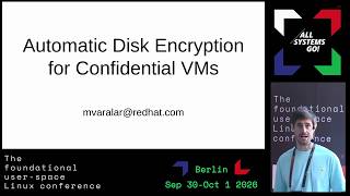Disk encryption using attestation for Confidential VMs