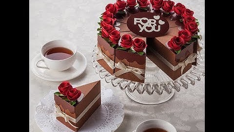 Canvas Project: Cake-shaped Gift Boxes