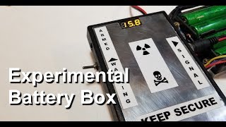 Experimental Multi Purpose Li-ION magnetic Battery Box with Volt Meter