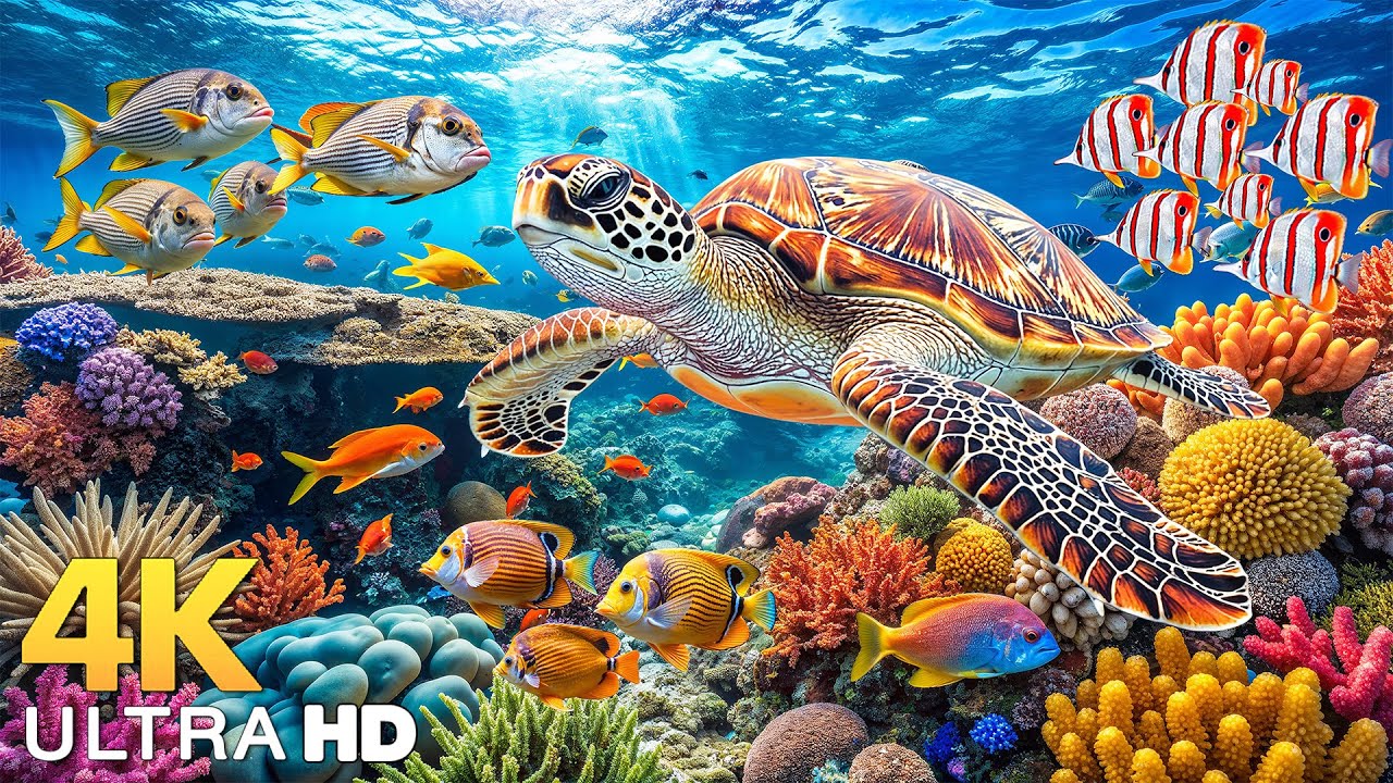 Amazing 4K Ocean Adventure - Dive Deep and Marvel at Sea Animal in The Best 4K ULTRA HD Aquarium #5