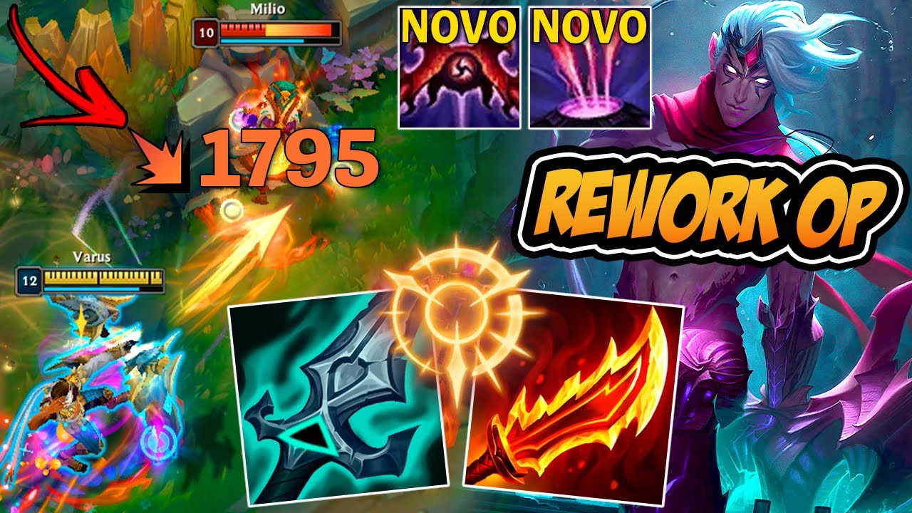 Varus Rework ESSE REWORK DO VARUS DEIXOU ELE AINDA MAIS OP *muito forte* - LEAGUE OF ...