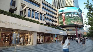 Nanjing Road｜Walk in Shanghai City Vlog｜Plaza 66 Mall｜Metro Line 2｜Jing'an Temple Station｜Internatio