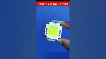 Power COB LEDs with a 3.7V battery