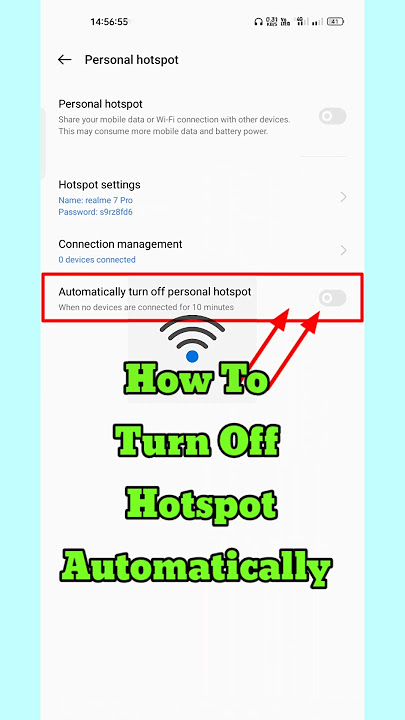 Hotspot turn off automatically || hotspot setting || #shorts#viral