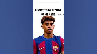 Lamine yamal destroyed Athletic goalkeeper because of his name thumbnail