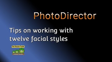 PhotoDirector - Tips on working with 12 facial styles