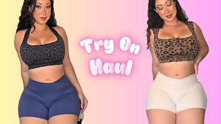 Try On Haul | Shein Gym Leopard Print Collection Leopard Print
