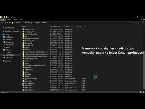 CODEIGNITER 4   Install codeigniter 4 dan tampilkan hello world