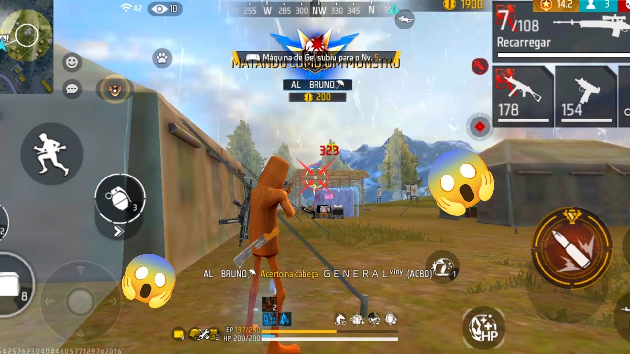 É ISSO QUE ACONTECE QUANDO VOCÊ DECIDE JOGAR COM A SKIN MAIS TEMIDA DO FREE FIRE 😱🔥