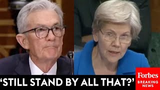 MUST WATCH: Elizabeth Warren Takes No Prisoners Grilling Fed Chair Jerome Powell About Bank Failures