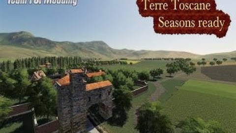 FS19 Map First Look - Tuscan Lands v1.0.0.0