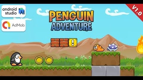 Penguin Adventure - Platformer Game Android Studio Project with AdMob Ads + Ready to Publish