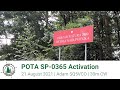 Pota activation sp0365 de sq5vco 30m cw qrp