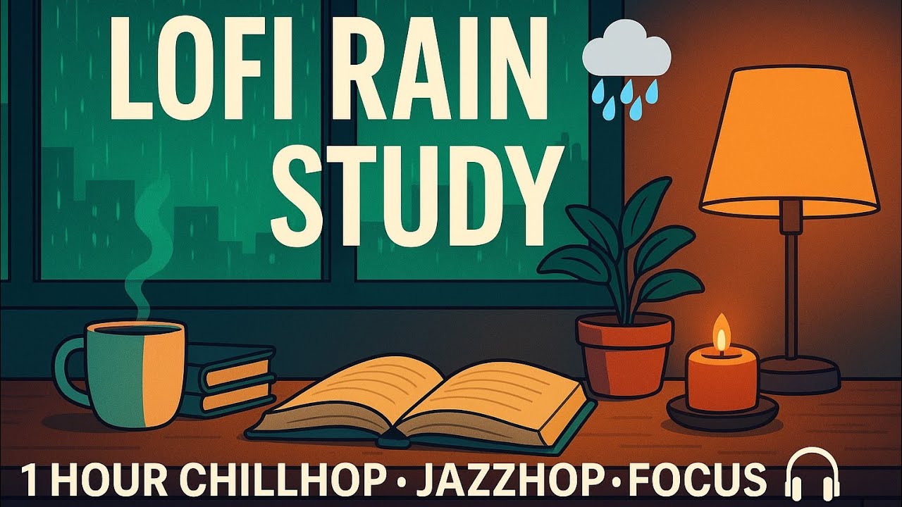 LoFi Hip Hop Beats with Rain 🌧️ Study & Focus Mix | Chill Background ...