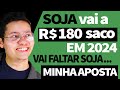 SOJA VAI SUBIR! CRISE NO AGRO! ANÁLISE 1995 a 2024 (caiu -35% 6 vezes) minha GRANDE APOSTA NA COMPRA