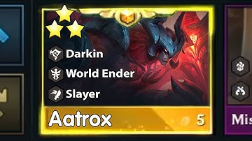 5-Cost Aatrox 1v9! ⭐⭐⭐| TFT Set 16